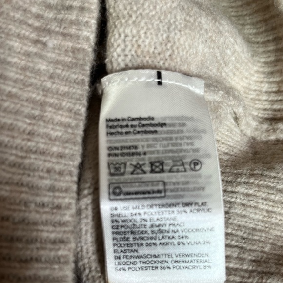 NWT H&M COZY SWEATER/dress/tunic beige/camel - Picture 2 of 3